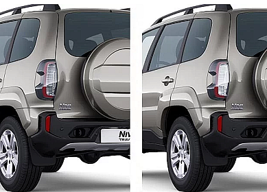 На Lada Niva Travel начали ставить новые задние фонари без тонировки
