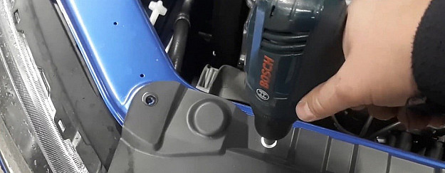 Как установить противотуманные фары на Lada Granta FL