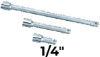 Удлинители к торцевым головкам 1/4" Удлинители к торцевым головкам 1/4"