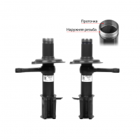 Корпуса передних стоек "DEMFI" ВАЗ 2108-099, 2113-15