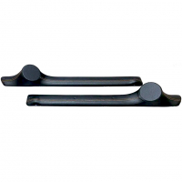 Накладки обшивок передних дверей "Батоны" (эко-кожа, под рупорный твитер) ВАЗ 2101-07 (с цветной прострочкой)