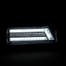 Надфарники светодиодные LED "Галочки темные" Лада Нива 4х4 (055-LINZ)