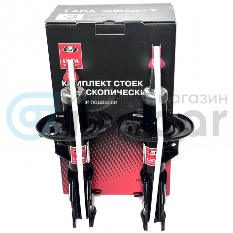 Комплект оригинальных передних стоек Лада Гранта Спорт, Гранта ФЛ Спорт, Драйв Актив (газонаполненные)