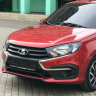 Бампер передний оригинальный пустой Drive Active Лада Гранта ФЛ (Фламенко 181)