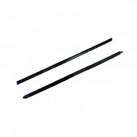 Уплотнители опускного стекла "Бархотки" с литыми наконечниками (двойная лапка) Лада Приора (купэ)