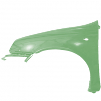 Крыло переднее (пластиковое) левое "АвторитетПласт" Лада Калина (окрашенное)