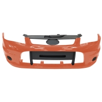 Бампер передний под ПТФ Лада Калина Спорт (Магма 119)