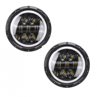 Светодиодные фары "BestPartner" "HP-HLD-005" Лада Нива 4х4, ВАЗ 2101, 2102 (pg1792)