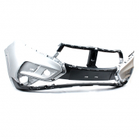 Бампер передний оригинальный под ПТФ "ППИ" Лада Икс-рей Кросс (Платина 691)