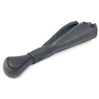 Ручка КПП "Sal-man" (с чехлом) ВАЗ 2101-07 (черная эко-кожа)