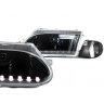 Фары передние BI-LED в стиле "Audi" ВАЗ 2113, 2114, 2115 (тонированный повторитель)