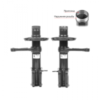 Корпуса передних стоек "DEMFI" Лада Приора 1-2