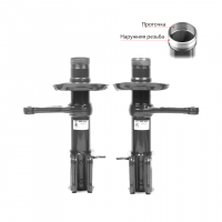 Корпуса передних стоек "DEMFI" Лада Гранта, Калина-2, Датсун