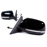 Боковые зеркала "АТП" "Приора SE" ВАЗ 2110, 2111, 2112, Лада Приора (антиблик, электропривод, обогрев, повторитель) (неокрашенные)