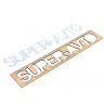 Шильдик super-auto (хром)