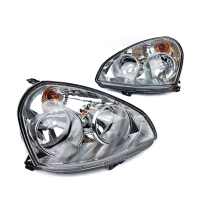 Фары передние (комплект) "LECAR" Лада Приора (белые) (LECAR014041003 / LECAR014031003)