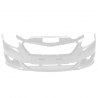 Бампер передний оригинальный под ПТФ "ППИ" Датсун он-ДО (Белое облако 240)