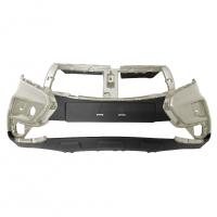 Бампер передний оригинальный под ПТФ "ППИ" Лада Икс-рей Кросс (Серый базальт 242)