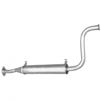 Резонатор (глушитель дополнительный) с бочкой ВАЗ 2108, 2109, 21099 (под стандарт) (под катализатор (закатной)) (21082120002081)