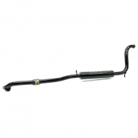 Резонатор (глушитель дополнительный) с бочкой "STINGER SPORT" Лада Калина, Калина-2, Гранта (под стандарт) (с гофрой)