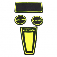 Коврики тоннеля пола с неоновым логотипом "Kalina" (салатовые) (pg3651)