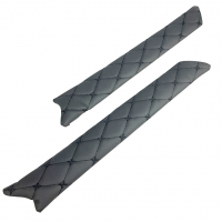 Облицовки стоек лобового стекла (эко-кожа) "Ромб-бабочка" Лада Нива 4х4 (до 2019 г.)