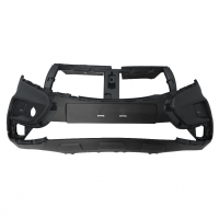 Бампер передний оригинальный под ПТФ "ППИ" Лада Икс-рей Кросс (Черная жемчужина 676)