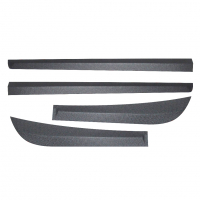 Молдинги дверей нижние (4 шт) "ЯрПласт" Лада Икс-Рей (черная шагрень)