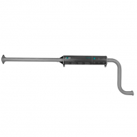 Резонатор (глушитель дополнительный) с бочкой "LECAR" ВАЗ 2108, 2109, 21099 (под стандарт) (под катализатор с проставкой) (LECAR011282702)