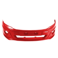 Бампер передний оригинальный под ПТФ Лада Гранта Спорт (Пламя 193)