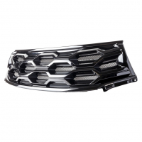 Решетка радиатора Ячейки Лада Икс-рей (черный лак)