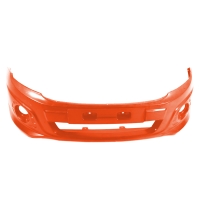 Бампер передний оригинальный под ПТФ Лада Гранта Спорт (Апельсин 111)