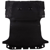 Ковролин пола Лада Ларгус 5 мест (задняя часть) (черный)