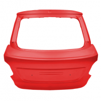 Оригинальная дверь (крышка) багажника без отверстия под стеклоочиститель Лада Гранта ФЛ лифтбек (Пламя 193)