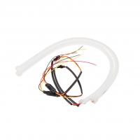 Дневные ходовые огни "гибкие, красные 12v 30 см" (универсальные)