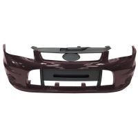 Бампер передний под ПТФ Лада Калина Спорт (Портвейн 192)