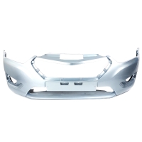 Бампер передний оригинальный под ПТФ "ППИ" Датсун ми-ДО, он-ДО Рестайлинг (Ледяной 413)