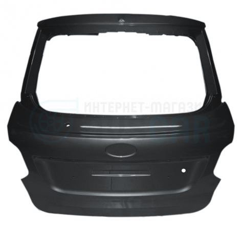 Оригинальная дверь (крышка) багажника с отверстием под стеклоочиститель Лада Гранта лифтбек 2191 (Черная жемчужина 676)