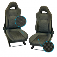 Сиденья анатомические Рекаро Ультра с обогревом Шевроле Нива до 2014 г.в.