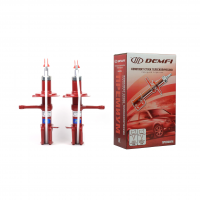 Комплект передних стоек "DEMFI" "Премиум" ВАЗ 2108-099, 2113-15 (газонаполненные, с занижением -50 мм)