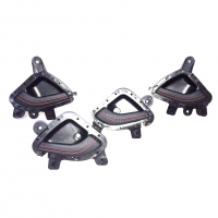 Ручки открывания дверей (в сборе) (эко-кожа со строчкой) Лада Гранта