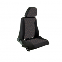 Переднее пассажирское тканевое сиденье Ромб с обогревом и салазками Лада Нива 4х4 5-дверная