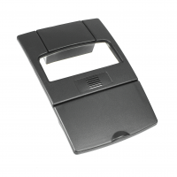 Облицовка переднего плафона (очечник) Лада Приора (черный мат)