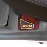 Коврики тоннеля пола с неоновым логотипом "Vesta CVT" (оранжевые) (pg3685)