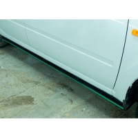 Пластиковые пороги "ASM" "Volta" Лада Гранта (неокрашенные)