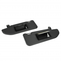 Солнцезащитные козырьки (черные) с зеркалом Лада Веста (спорт)