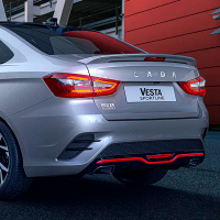 Спойлер оригинальный Лада Веста NG SportLine (Спортлайн) (окрашенный)