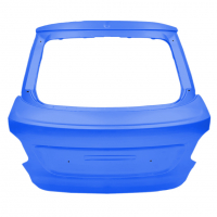 Оригинальная дверь (крышка) багажника без отверстия под стеклоочиститель Лада Гранта ФЛ лифтбек (Голубая Планета 418)