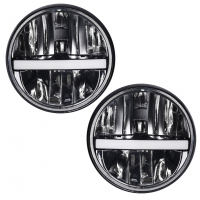 Светодиодные фары "BestPartner" "MR-25" Лада Нива 4х4, ВАЗ 2101, 2102 (pg1786)