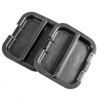 Крышки (заглушки) люка щитков переднего крыла Лада Гранта ФЛ (нижняя) (2 шт)